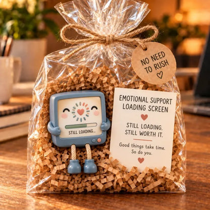 💖 Emotional Support Desk Companions 🎁 Funny Coworker Gift with Encouraging Message Card