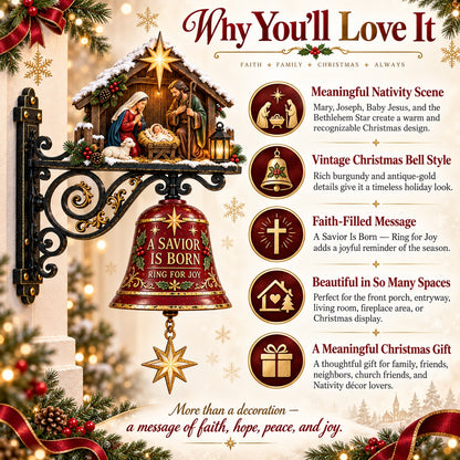 Jesus Nativity Christmas Door Bell
