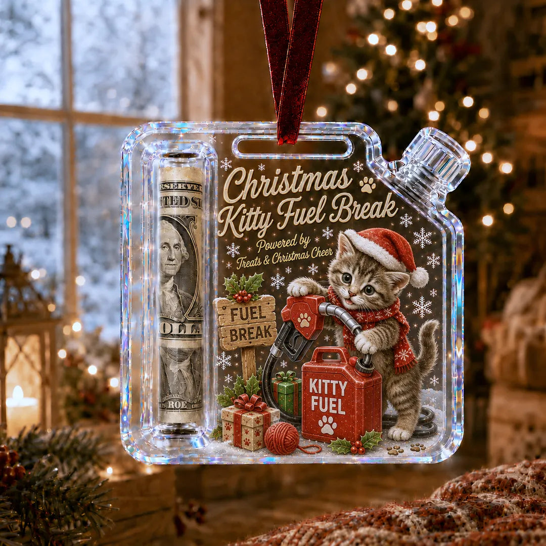 Christmas Fuel-Up Cash Gift Ornament