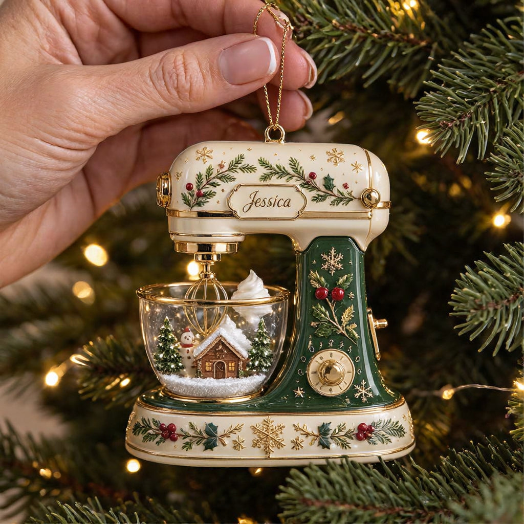 🎄Personalized Stand Mixer Christmas Ornament – Festive Baking Keepsake Collection