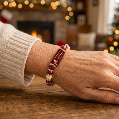 Personalized Cardinal Blessing Keepsake Bracelet with Giftbox