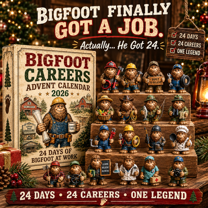 🦶 Bigfoot Careers Advent Calendar 2026 – 24 Days of Sasquatch at Work
