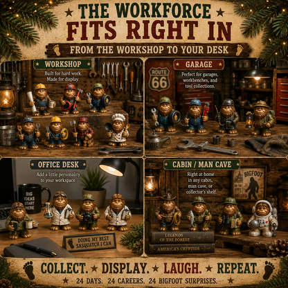 🦶 Bigfoot Careers Advent Calendar 2026 – 24 Days of Sasquatch at Work