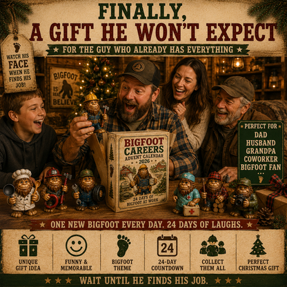 🦶 Bigfoot Careers Advent Calendar 2026 – 24 Days of Sasquatch at Work