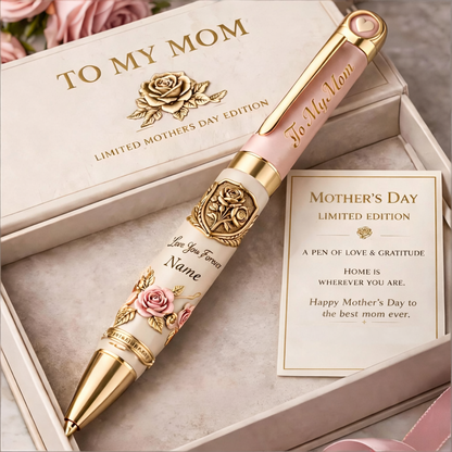 Personalized "To My Mom" Pen – "Home Is Wherever You Are"