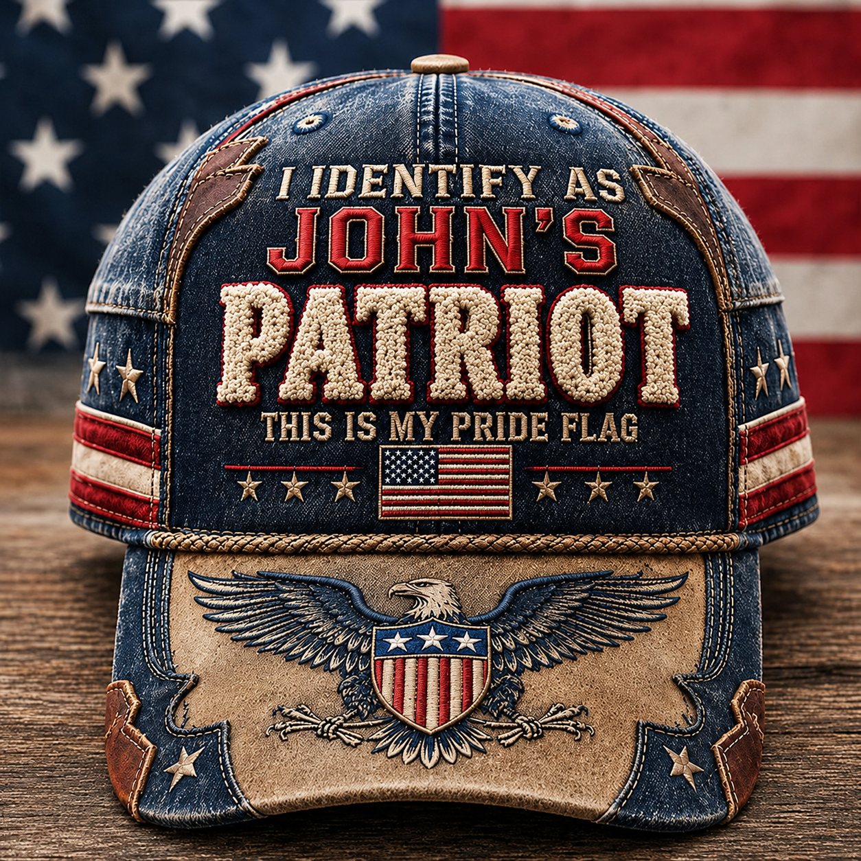 Personalized American Patriot Cap