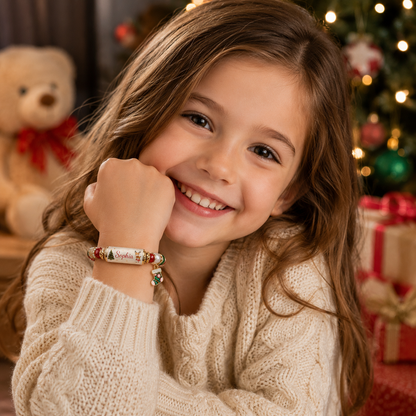 Personalized Christmas Magic Bracelet Gift Set
