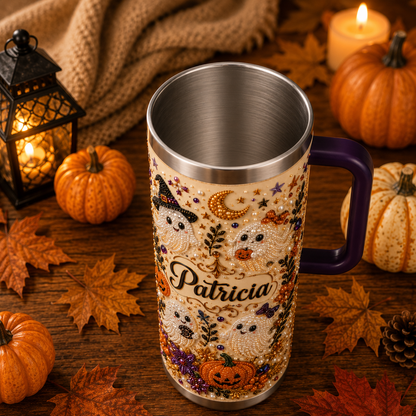 🎃👻Personalized Halloween Ghost Tumbler