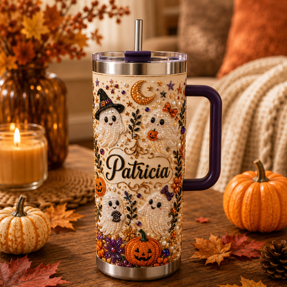 🎃👻Personalized Halloween Ghost Tumbler