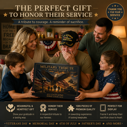 Military Tribute Puzzle Wall Art
