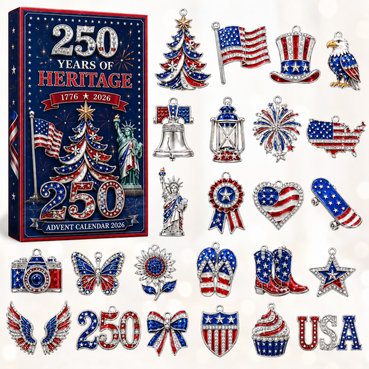 America 250th Heritage Icons Advent Calendar 2026
