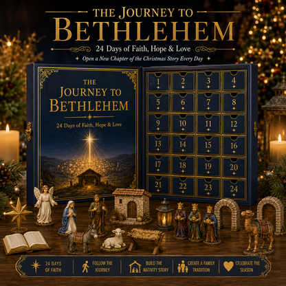 🌟 2026 Christian Nativity Advent Calendar – 24-Day Journey to Bethlehem