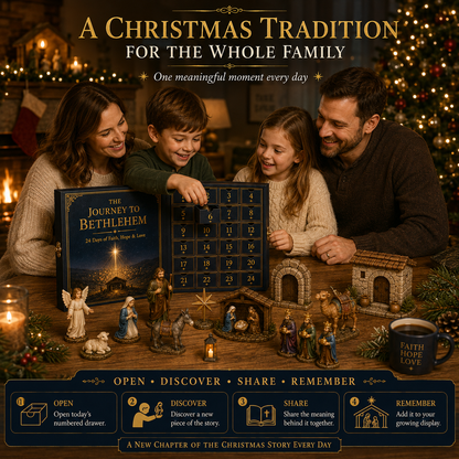 🌟 2026 Christian Nativity Advent Calendar – 24-Day Journey to Bethlehem