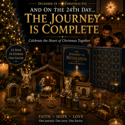 🌟 2026 Christian Nativity Advent Calendar – 24-Day Journey to Bethlehem