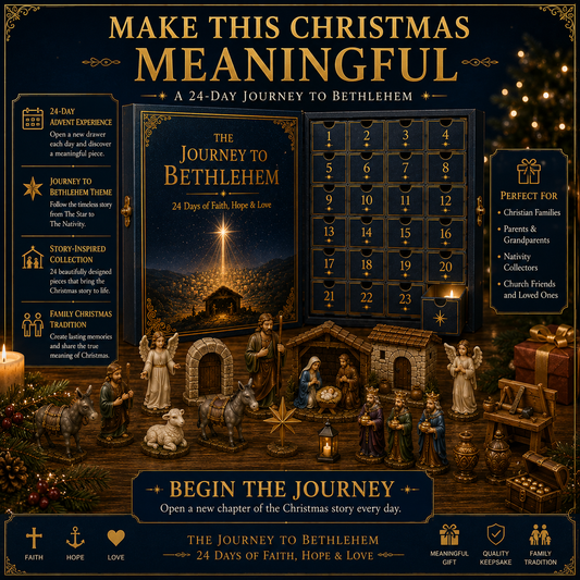 🌟 2026 Christian Nativity Advent Calendar – 24-Day Journey to Bethlehem