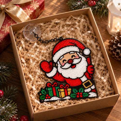 🎅❄️Christmas Peeking Window Corner Decor