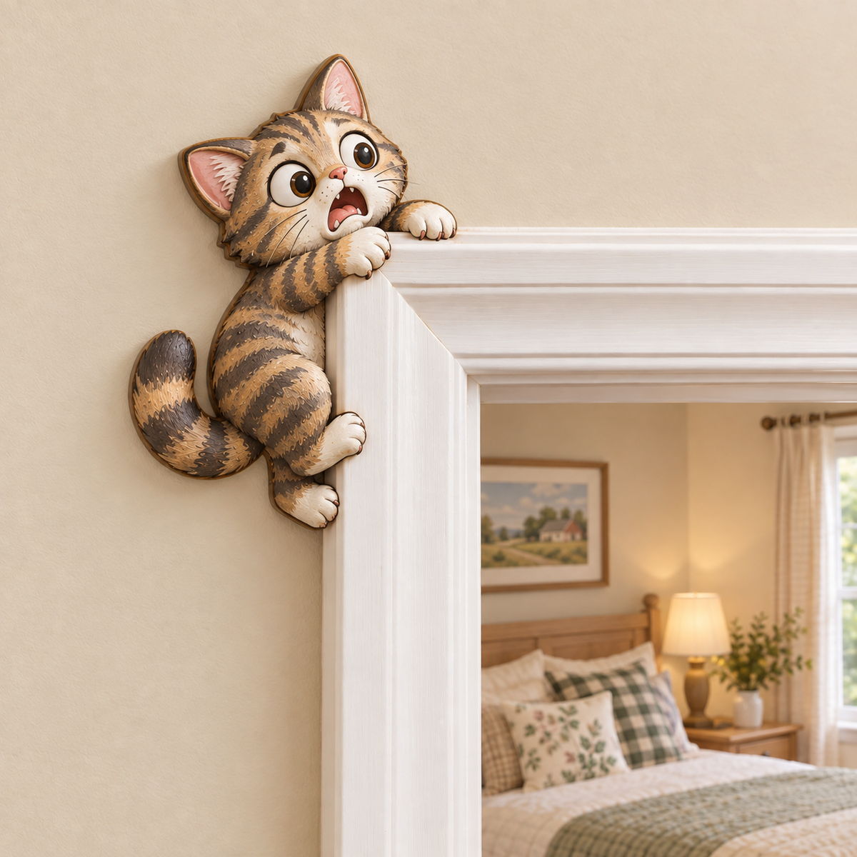 🐱🐾Adorable Kitty Door Frame Corner Decor