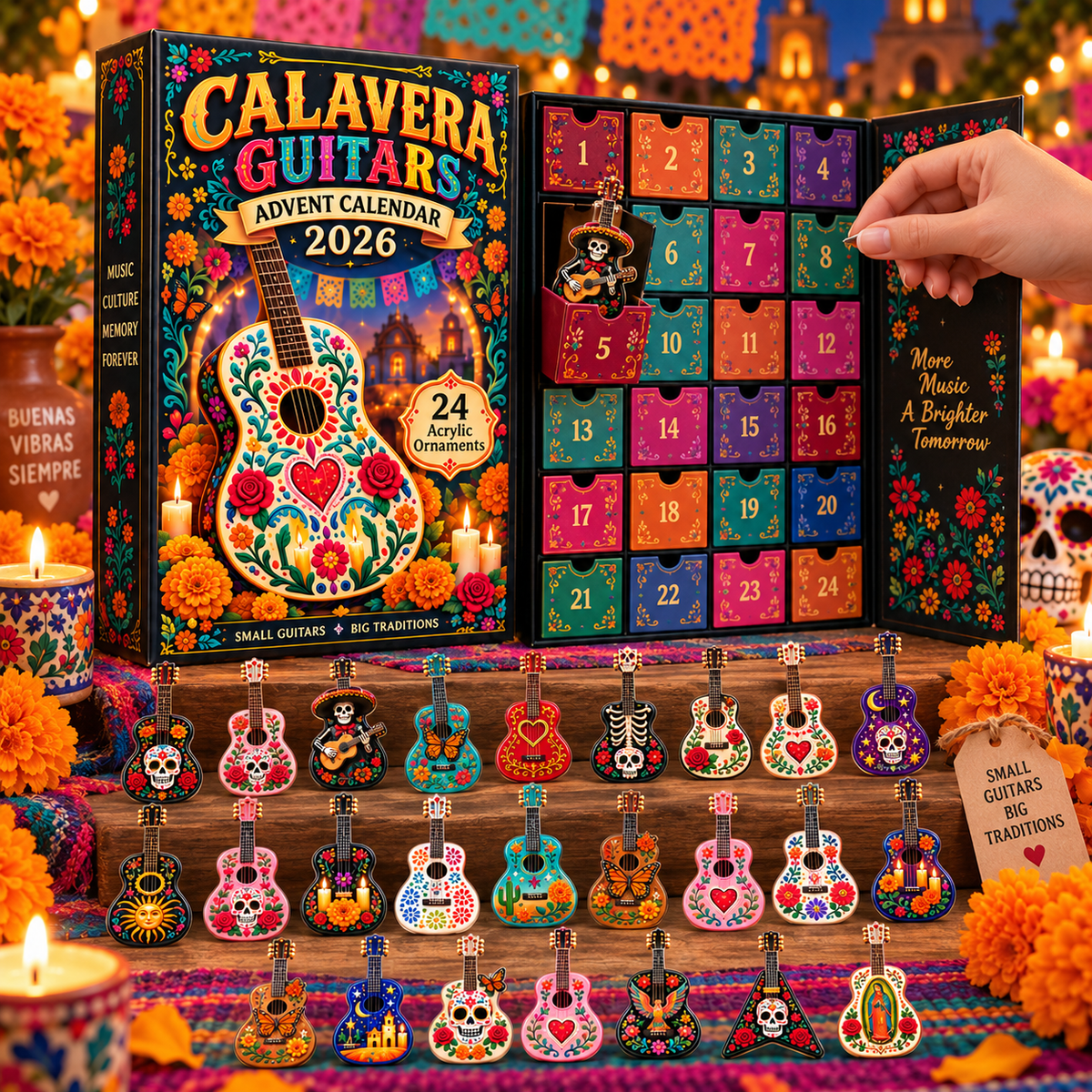 DAY OF THE DEAD KICKOFF 49% OFF - Calavera Guitars Advent Calendar 2026