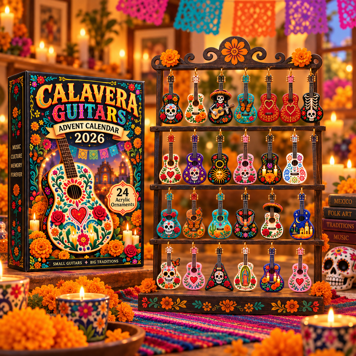 DAY OF THE DEAD KICKOFF 49% OFF - Calavera Guitars Advent Calendar 2026