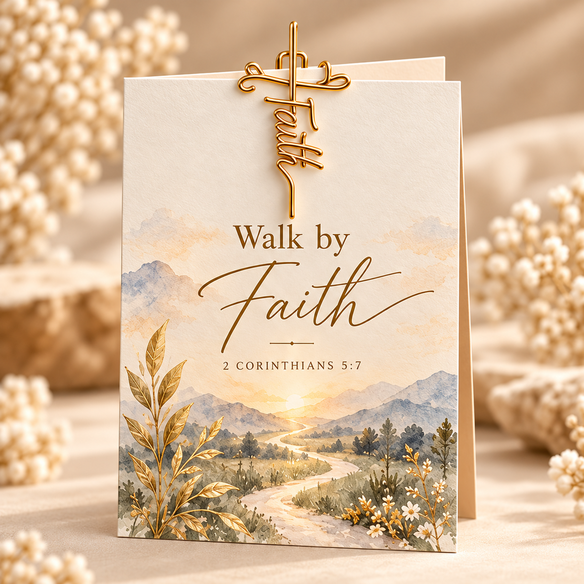 ✝️ Christian Faith-Inspired Paper Clips & Greeting Cards