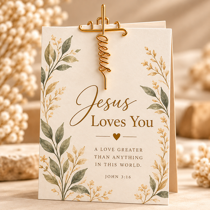 ✝️ Christian Faith-Inspired Paper Clips & Greeting Cards