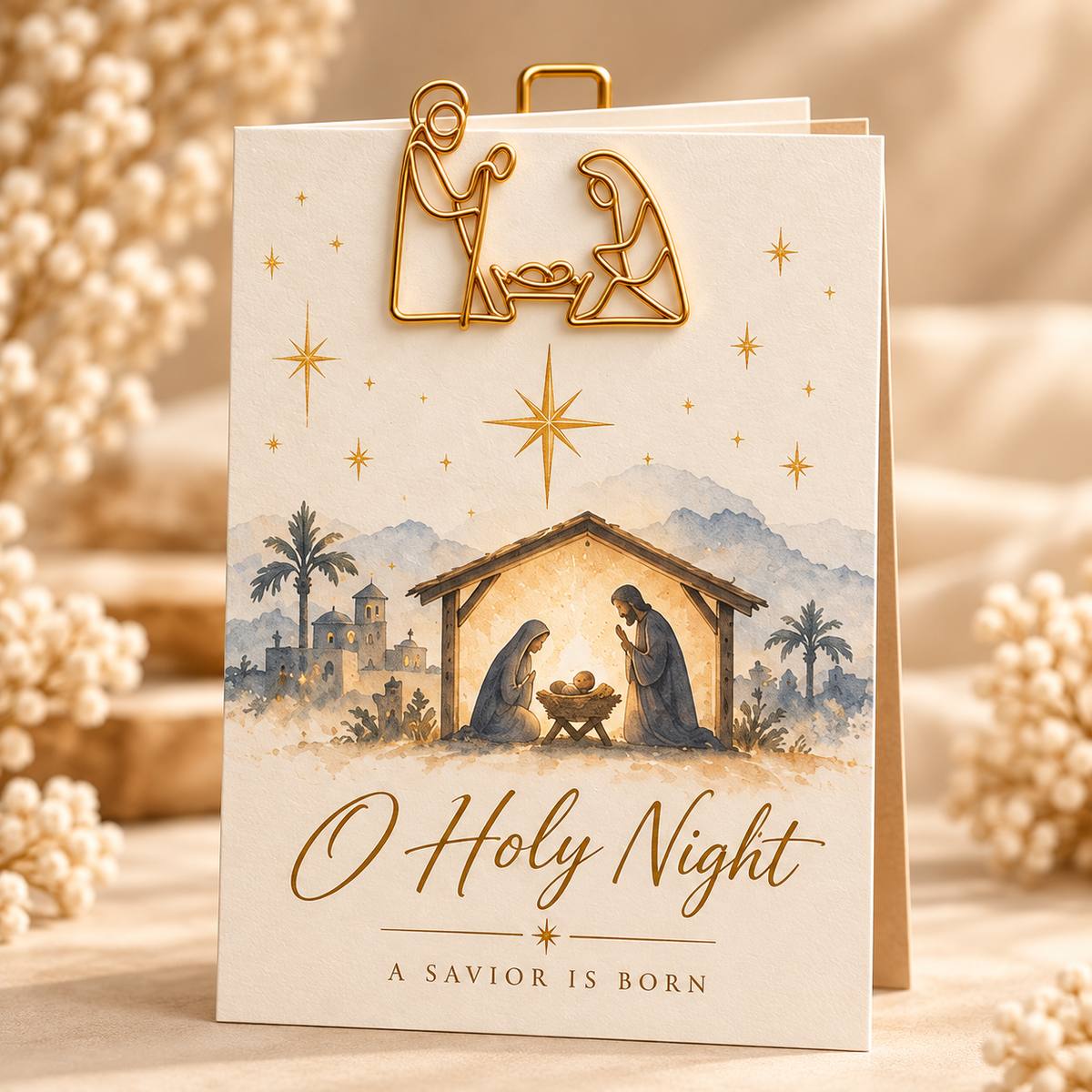 ✝️ Christian Faith-Inspired Paper Clips & Greeting Cards