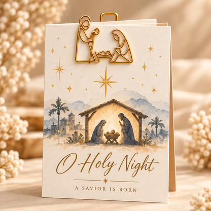 ✝️ Christian Faith-Inspired Paper Clips & Greeting Cards