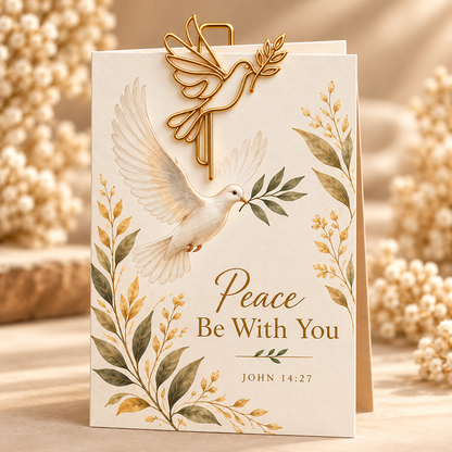 ✝️ Christian Faith-Inspired Paper Clips & Greeting Cards