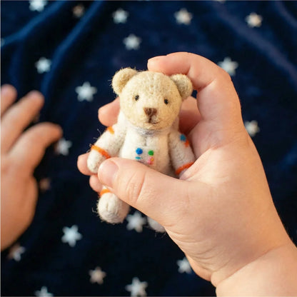 Personalized Name Astronaut Teddy Bear with Space Theme Gift Box, Anxiety Relief Plush Toy, Emotional Support Comfort Doll for Kids/Boys/Girls