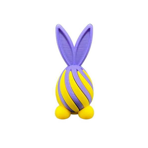 🐰 Bunny Egg Passthrough Fidget – 3D Printed Sensory Toy | Easter Basket