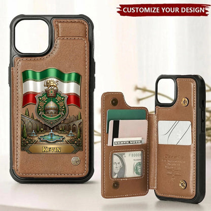 Personalized Iranian Golestan Palace Wallet Phone Case