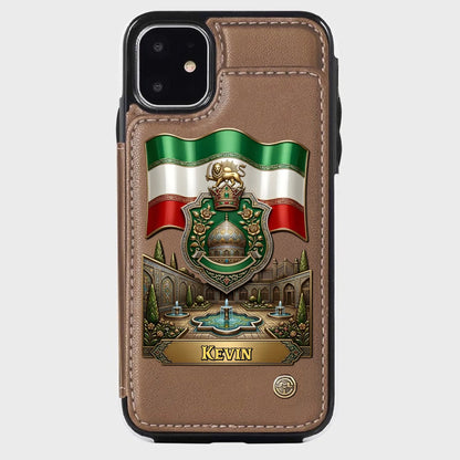 Personalized Iranian Golestan Palace Wallet Phone Case