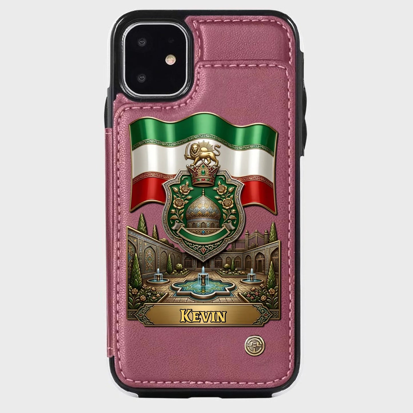 Personalized Iranian Golestan Palace Wallet Phone Case