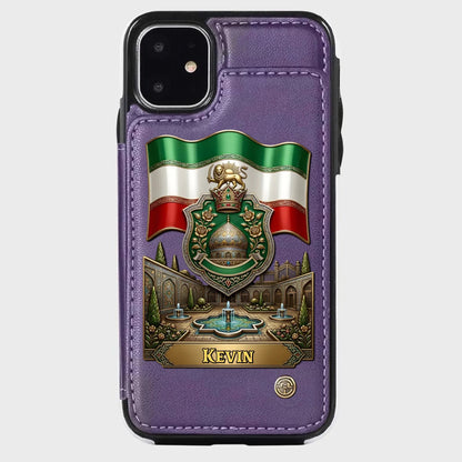 Personalized Iranian Golestan Palace Wallet Phone Case