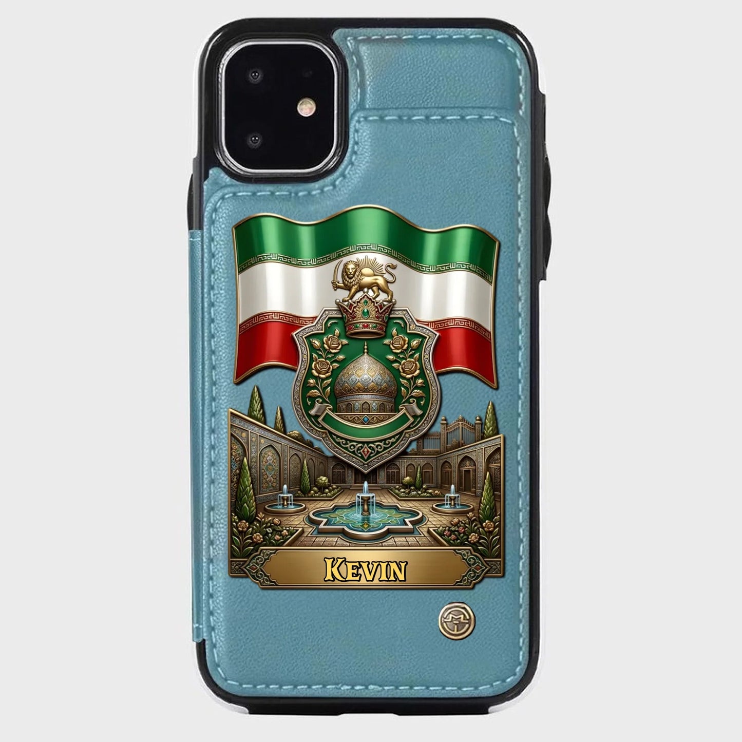 Personalized Iranian Golestan Palace Wallet Phone Case