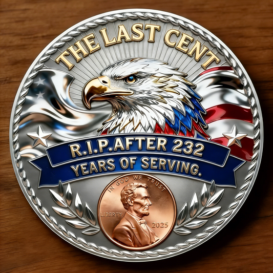 💰 Last Cent Commemorative Coin – Honoring 232 Years of Service