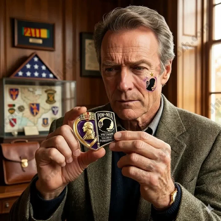 Vietnam War POW MIA Purple Heart Veteran Lapel Pin 2026 – A Symbol of Honor and Remembrance