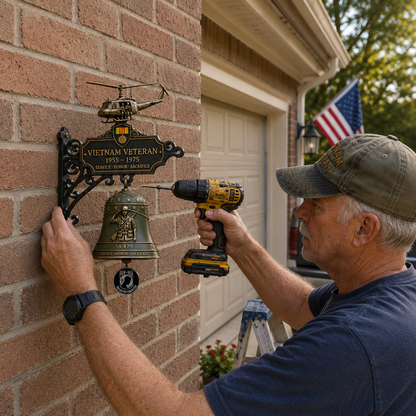 🔔🇺🇸 Vietnam Veteran Memorial Wall Bell