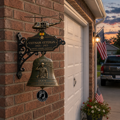 🔔🇺🇸 Vietnam Veteran Memorial Wall Bell