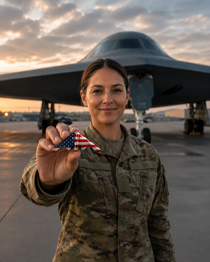 Spirit of '76 B-2 Stealth Bomber Challenge Coin