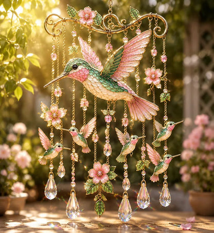 Last Day 49% OFF - 🐦🎐Graceful Hummingbird Wind Chime