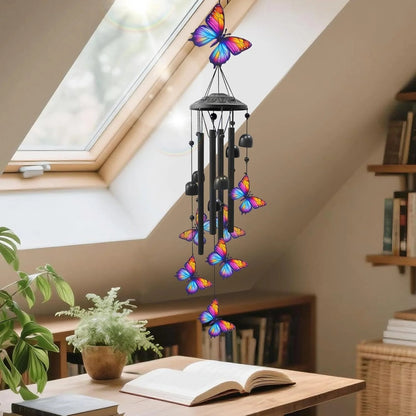 Handcrafted Retro Hummingbird Wind Chimes
