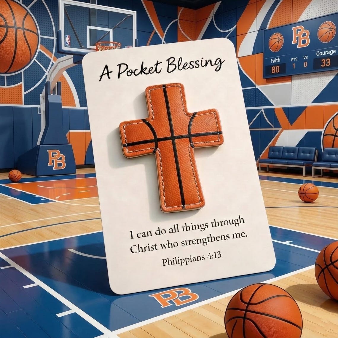 Sports Cross Pocket Blessing