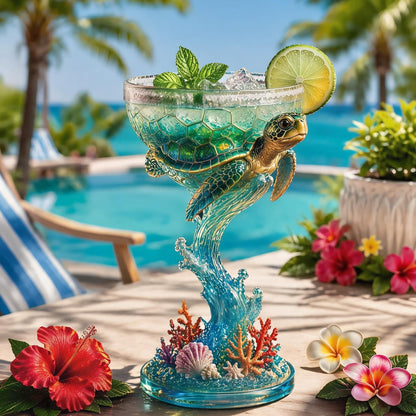 🌴 Tropical Animal Goblet – Your 24/7 Island Escape in a Glass 🍹