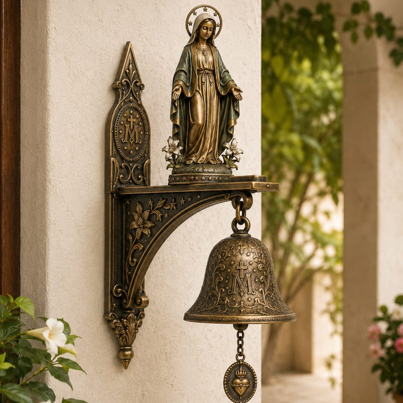 🕊️Virgin Mary Wall Bell  - A Blessing for Your Home