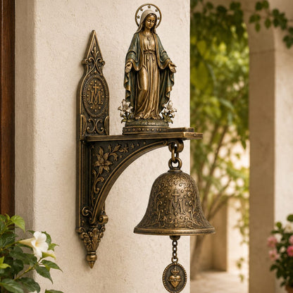 🕊️Virgin Mary Wall Bell  - A Blessing for Your Home