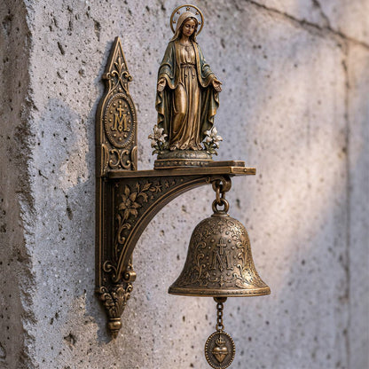 🕊️Virgin Mary Wall Bell  - A Blessing for Your Home