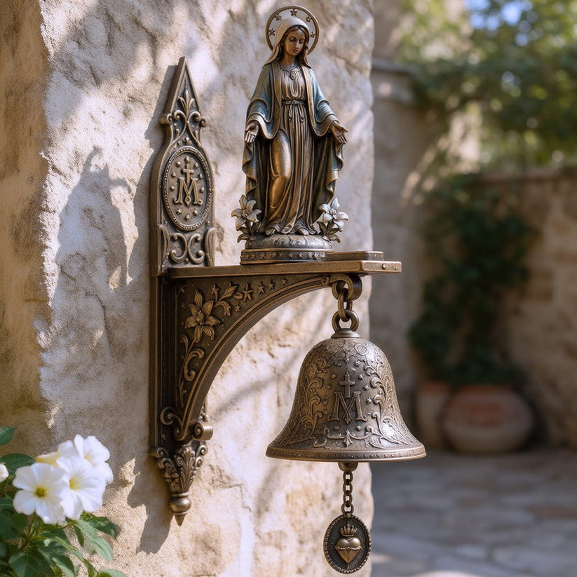 🕊️Virgin Mary Wall Bell  - A Blessing for Your Home
