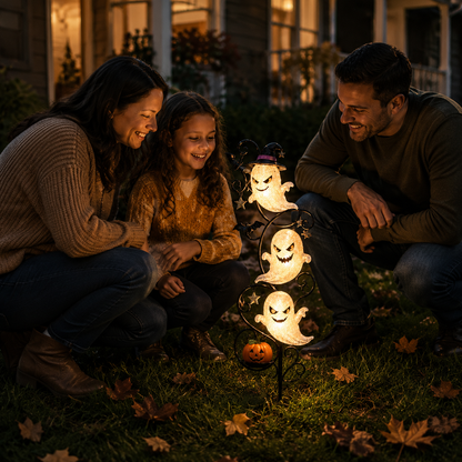 Solar Halloween Little Ghost Garden Stake Light