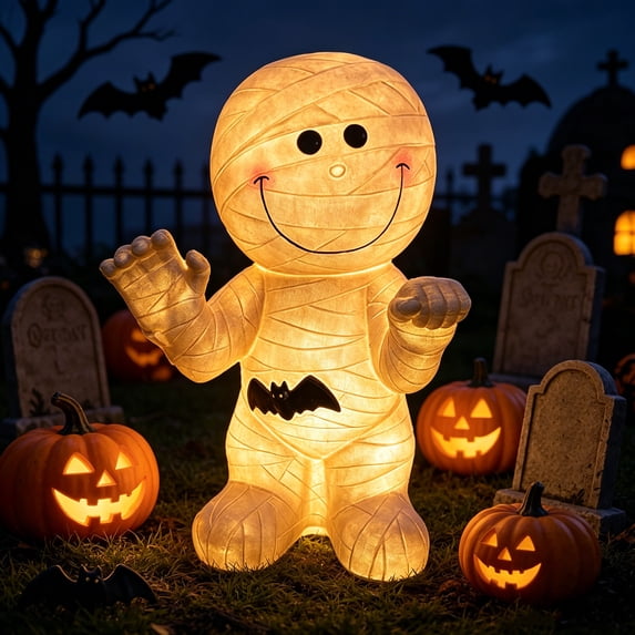 👻 Halloween Mummy Glow Decoration
